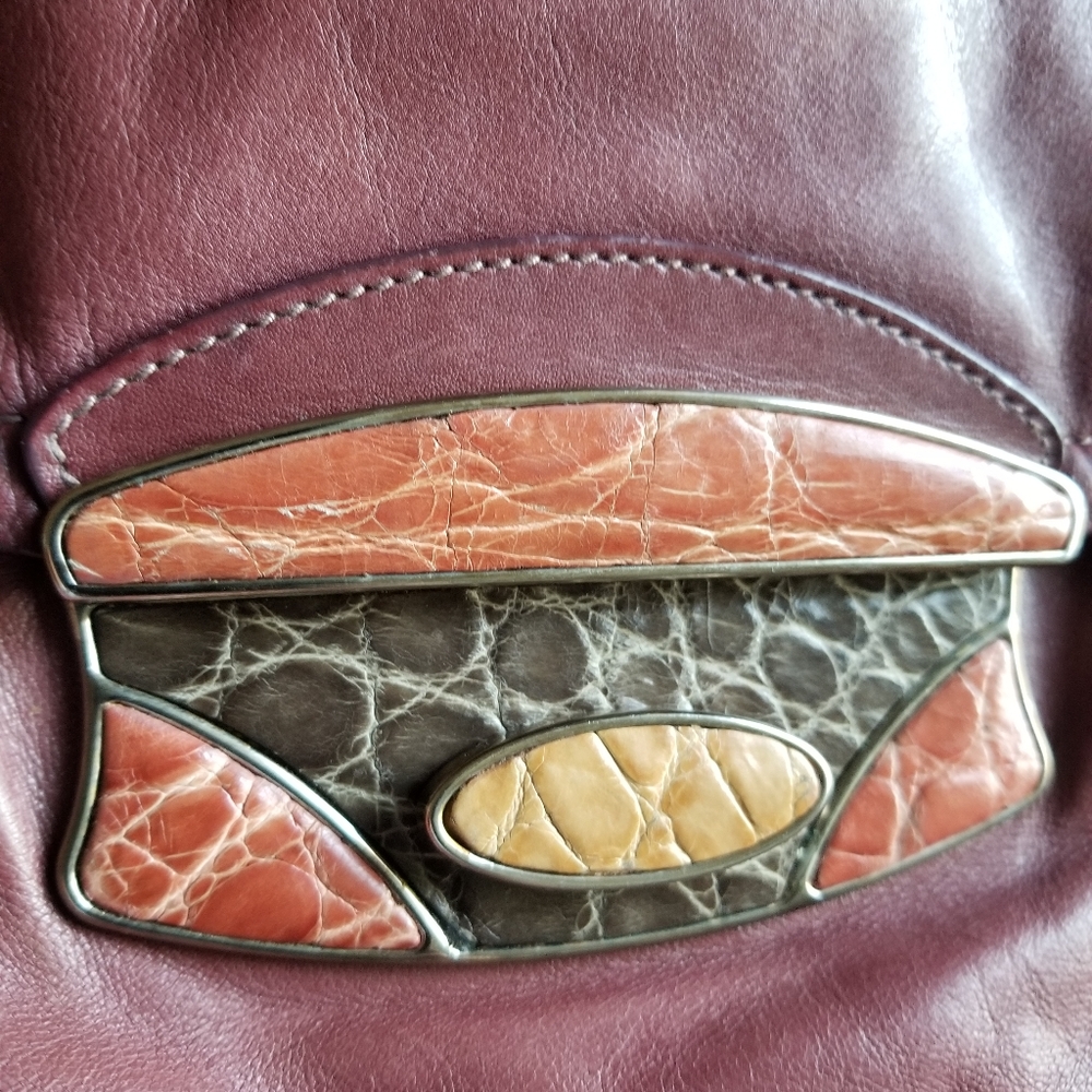 Prada  croc leather  baguette  bag - Picture 13 of 14